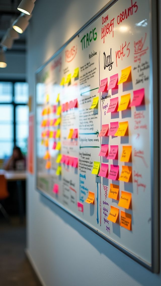 Metodología de trabajo colaborativo con post-its